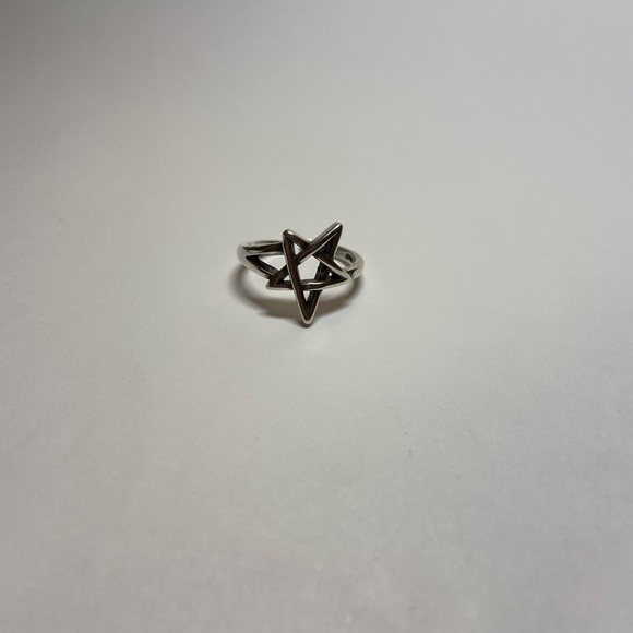 New s925 anarchy pentagram ring - Picture 9 of 11